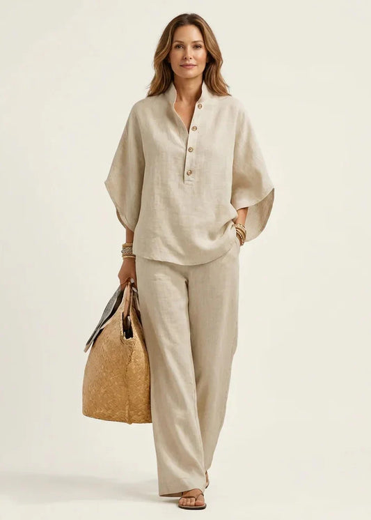 Linora™ | Ensemble coton chic fluide