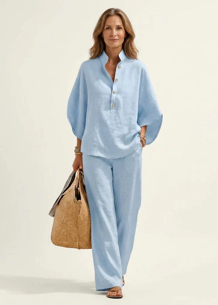 Linora™ | Ensemble coton chic fluide